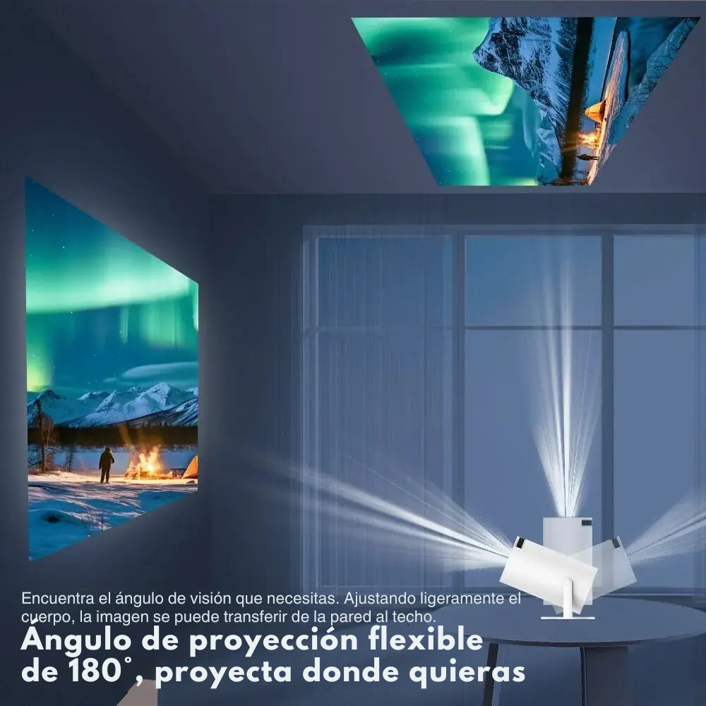 Mini Proyector HD Hy300 (Compatible con 4K)